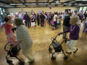 About 150 people attended a dance Thursday at the Luepke Center to observe World Elder Abuse Awareness Day.