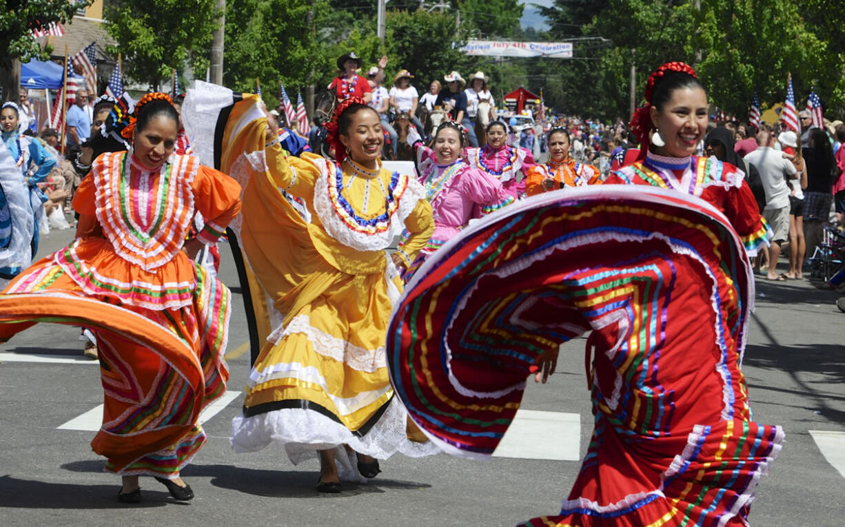 Music and dancing were part of Ridgefield's Fourth of July celebration.