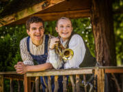 Thom Hilton as Jack and Ashlee Waldbauer as Annie star in Oregon Children's Theatre's &quot;Magic Tree House: A Night in New Orleans.&quot; The play runs Oct. 19 to Nov.