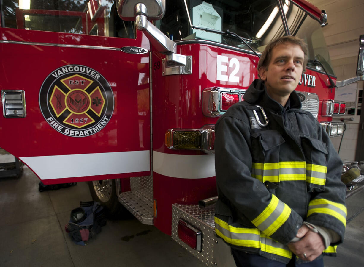 Vancouver firefighter-paramedic Ben Burtle is heading-up the ninth annual coat drive at Station 2.