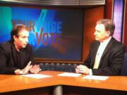 Lou Brancaccio talks mayor's race with KATU-TV's Steve Dunn, anchor of &quot;Your Voice, Your Vote.&quot;