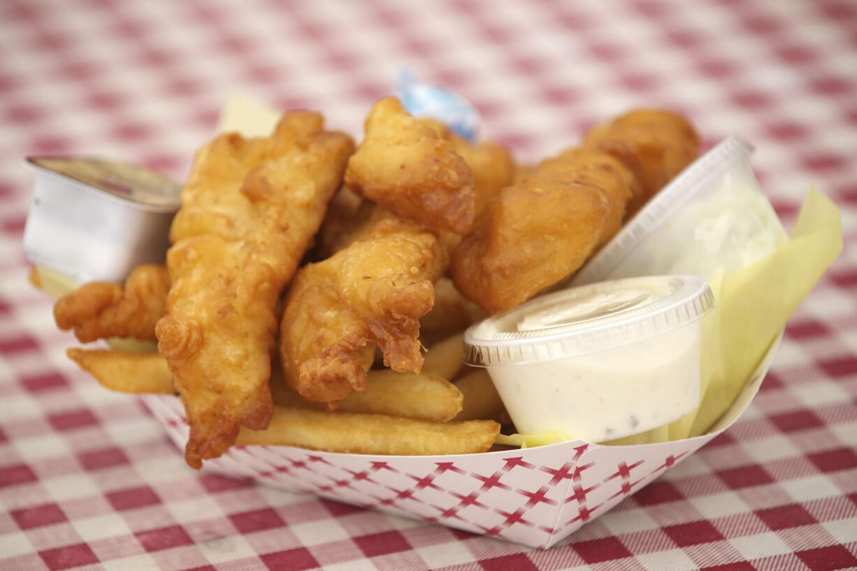 The Land and Sea basket at Ace's Famous Fish, Chicken &amp; Chowder.