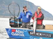 John Weinheimer of Carson with a spring chinook caught in the Columbia River Gorge.