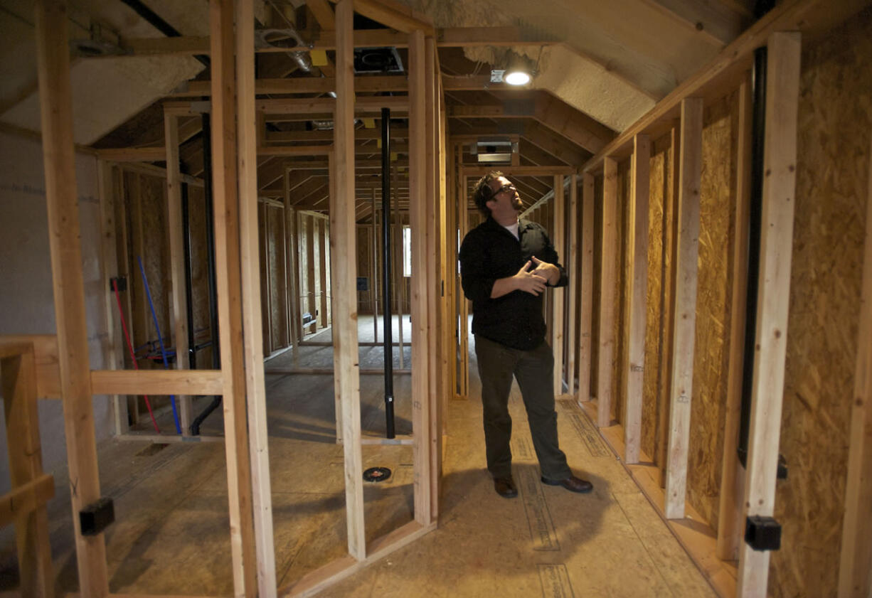 Among the features built into the Emerald-designated home in the Salmon Creek area are LED lights and insulation designed to maximize efficiency.