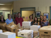 Fruit Valley: Staff of Fruit Valley Elementary School stand on Aug.