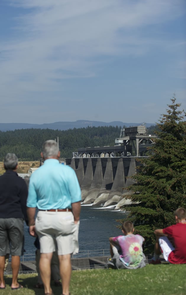 Bonneville Dam, dedicated in 1937, was the first of 31 federal dams on the Columbia Basin, 11 of them on the Columbia River itself. The Bonneville Power Administration and U.S.