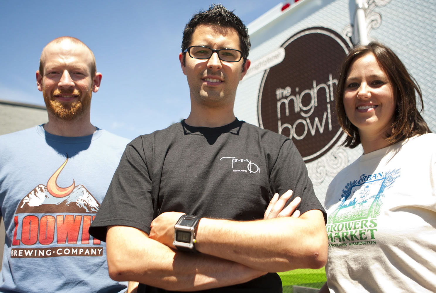 Kevin DeGraw, Steve Valenta and Sherilee Valenta began their food truck business after seeing the success of other food trucks in Portland.