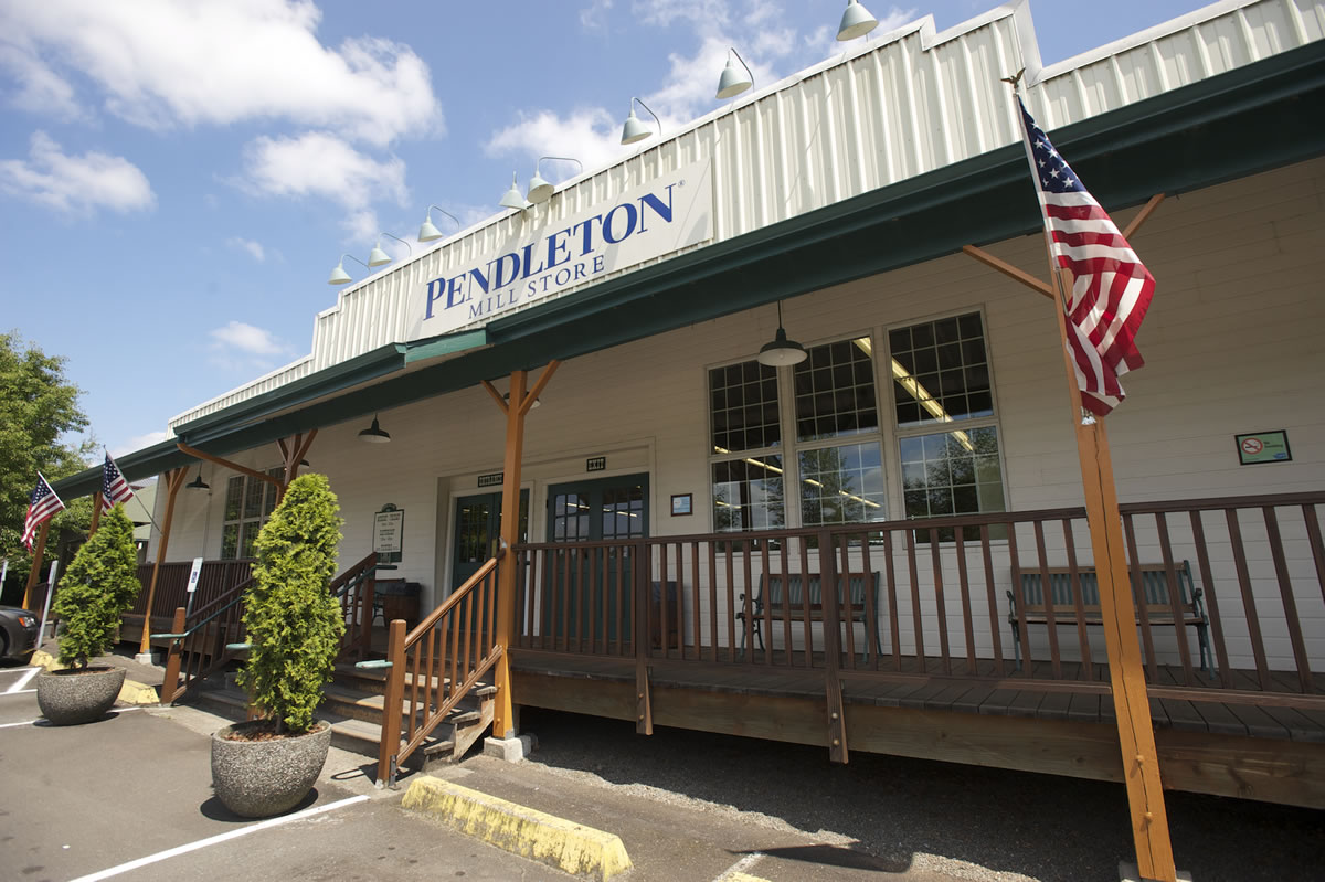 The Pendleton Mill Store in Washougal will be the site of some of this weekend's events celebrating Pendleton Woolen Mills' 100th anniversary.