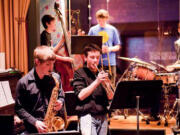 A jazz combo from Vancouver School of Arts and Academics performs at Niche in February 2012.