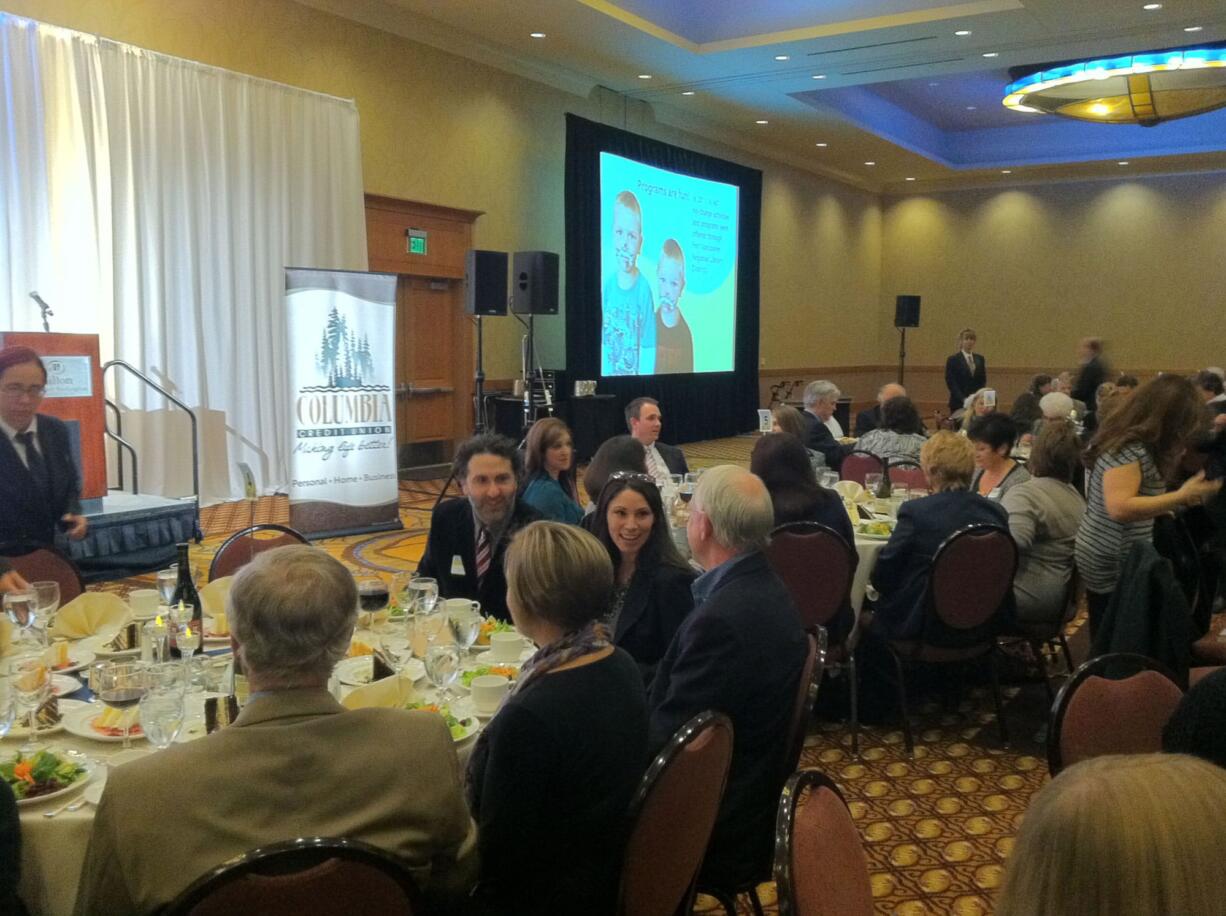 Many good people attend the Vancouver Library Foundation dinner.