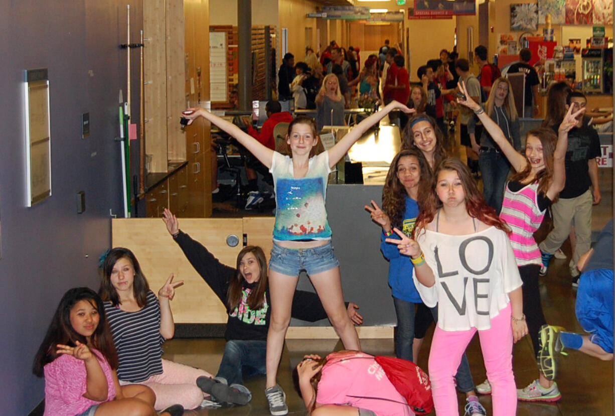 Fircrest: Kids pack the halls of the Firstenburg Community Center on a recent Friday night as part of the Teen Late Night program.