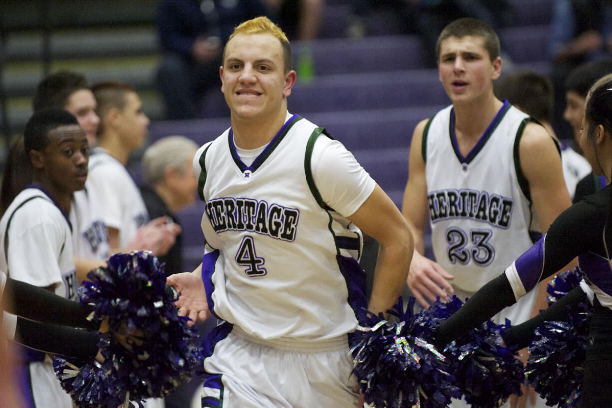 Heritage's senior Tim Hergert averaged 19 points a game his sophomore season and 24 last season.