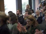 A kickoff event for #nextchapter, an initiative spearheaded by the creative media and digital culture program at Washington State University Vancouver, drew dozens of participants to Vancouver City Hall on Wednesday.