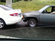 Washington State Patrol
State troopers are looking for information on the man driving this gray Nissan pickup.