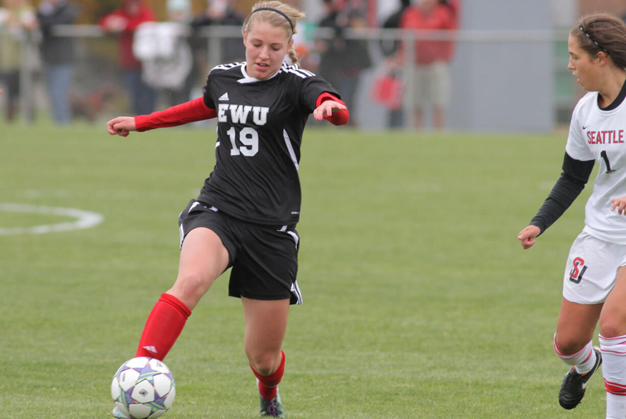 Cassie Black, Eastern Washington University soccer.