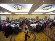 Nearly 900 attended the 2012 prayer breakfast.