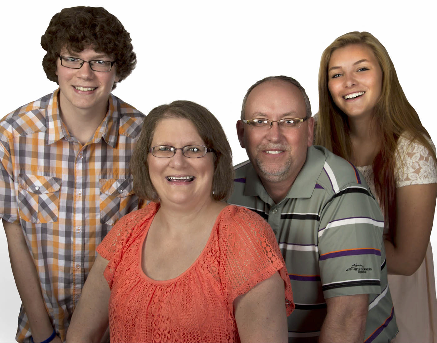 From left, Benji, Jill, Dave and Erin Hellerud