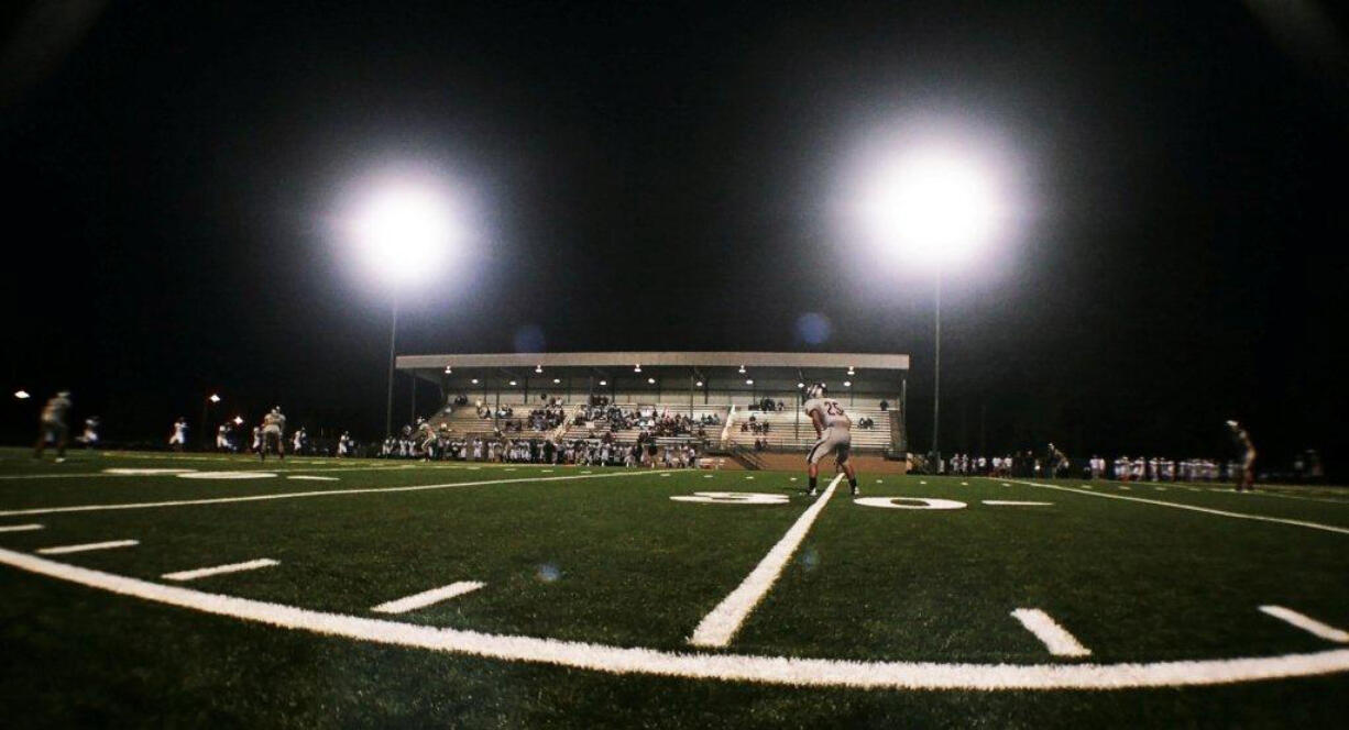 Esther Short -- This fisheye-perspective photograph of a football game won 17-year-old Vancouver resident Matt Murray a grand prize award in Clark County's Favorite Places photo competition.