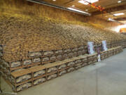 Fircrest -- Nearly 138,000 pounds of potatoes are on display at Chuck's Produce in Vancouver.