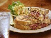 The Reuben sandwich is among the menu items at Beacon Rock Pub in Washougal.