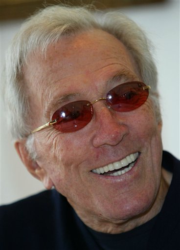 &quot;Moon River&quot; singer Andy Williams died Tuesday after a battle with bladder cancer.