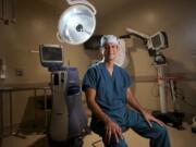 Dr. Silvio Gurdian poses for a photograph in Vancouver Eye Care's ambulatory surgery center in August.