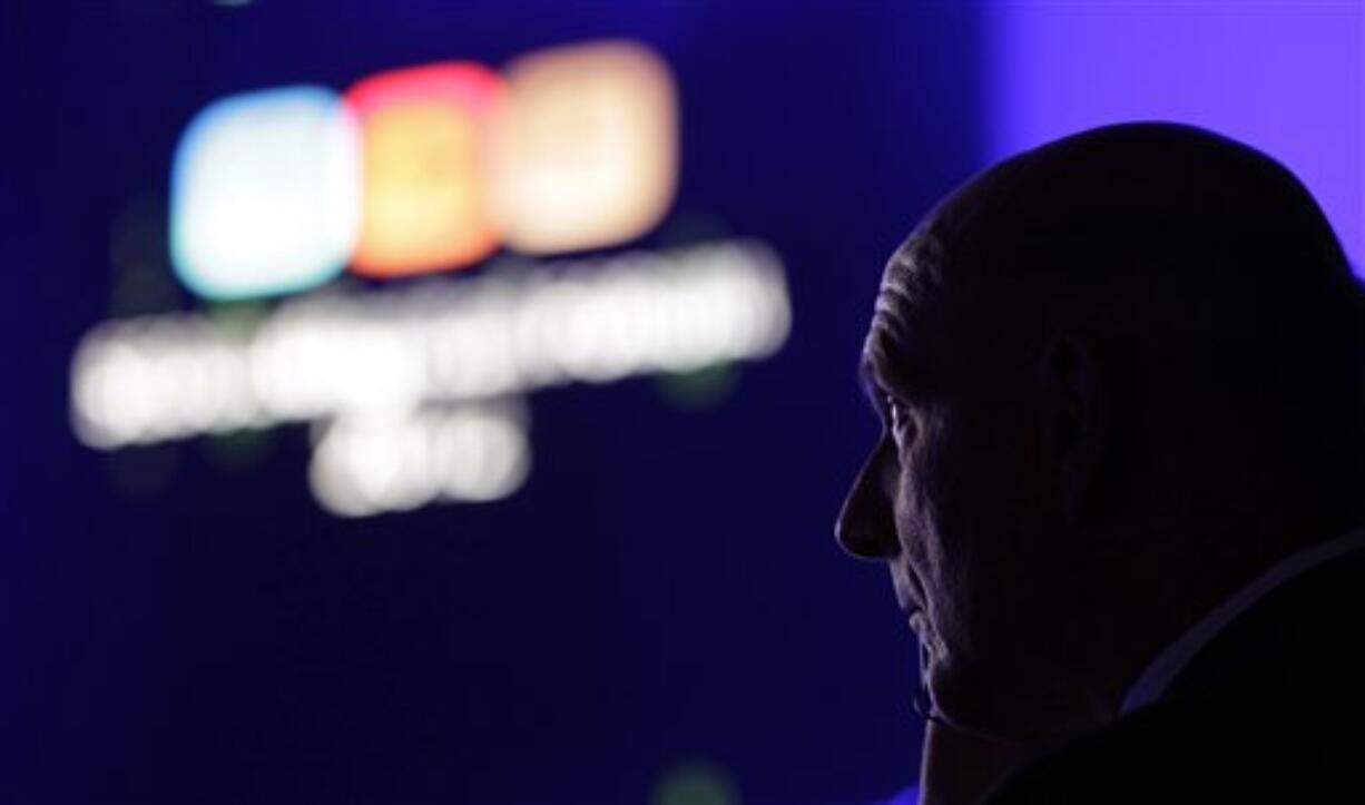 Microsoft CEO Steve Ballmer waits his turn to deliver a speech during Seoul Digital Forum in Seoul, South Korea on May 22, 2012. Ballmer can't afford to be wrong about Windows 8.