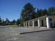 The former First Independent Bank building at the corner of Northwest Pacific Highway and West Fourth Street in La Center was slated to become the new city hall.