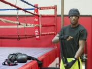 Professional boxer Virgil Green of Vancouver, pictured in December 2015 at Fisticuffs Gym, is slated to fight in a main event on June 11 in Tacoma .