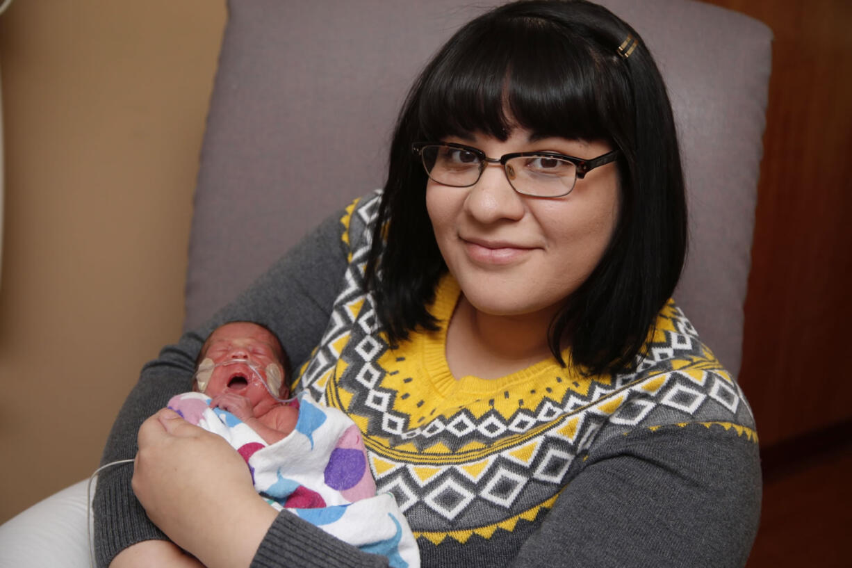 First-time mother Lilly Lester of Vancouver and her baby girl, Persephone Brooks, are spending Christmas in the neonatal intensive care unit at Legacy Salmon Creek Medical Center. Lester was just 28 weeks&#039; pregnant when she went into labor while on a road trip with her boyfriend, Dustin Brooks.