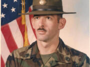 Mike Settles, Army drill sergeant at Fort Dix, N.J., in 1983.