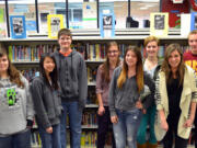 Ridgefield: Eighth-graders from View Ridge Middle School who were state finalists in the annual &quot;Letters about Literature&quot; competition include: Madison Ednie, from left, Annie Hoch-South, Andrew Goaring, Autumn Bochart, Isabel Mocca, Lauren Rath, Korah Olson and Brandon Lehto.