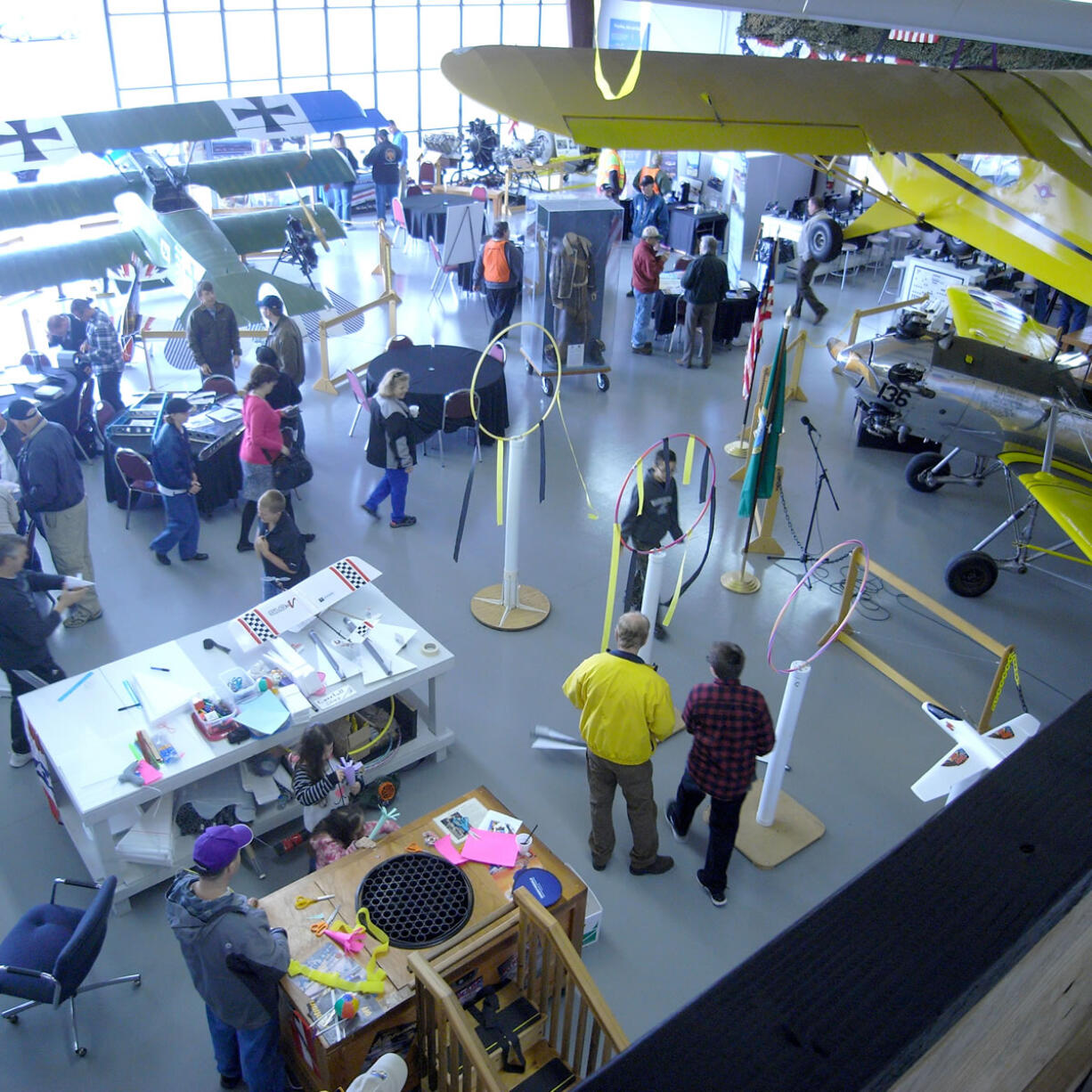 Hudson's Bay: Nearly 300 visitors came to Pearson Field's hangar for the first-ever Aviation Education Resource Fair on April 13, sponsored by Embry-Riddle Aeronautical University.