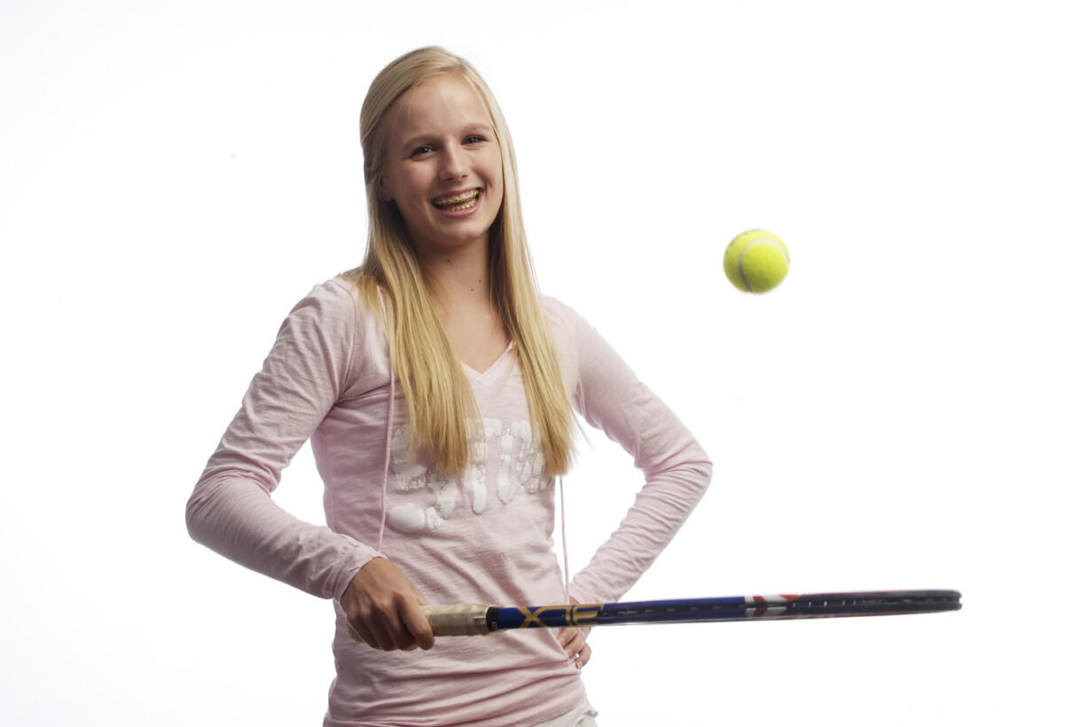 The Columbian's All Region girls tennis player Sammi Hampton of Skyview, Wednesday, June 13, 2012.