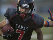 Camas plays Auburn in the first half at Doc Harris Stadium on Friday September 14, 2012.