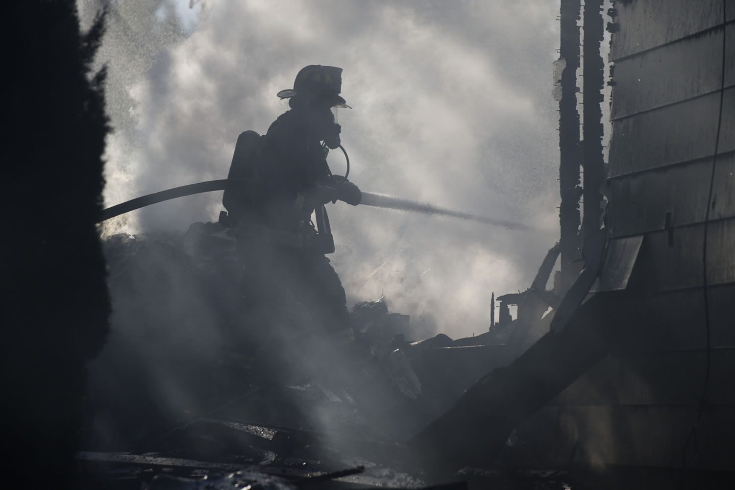 The fire began in the southwest corner of the house, according to fire investigators.