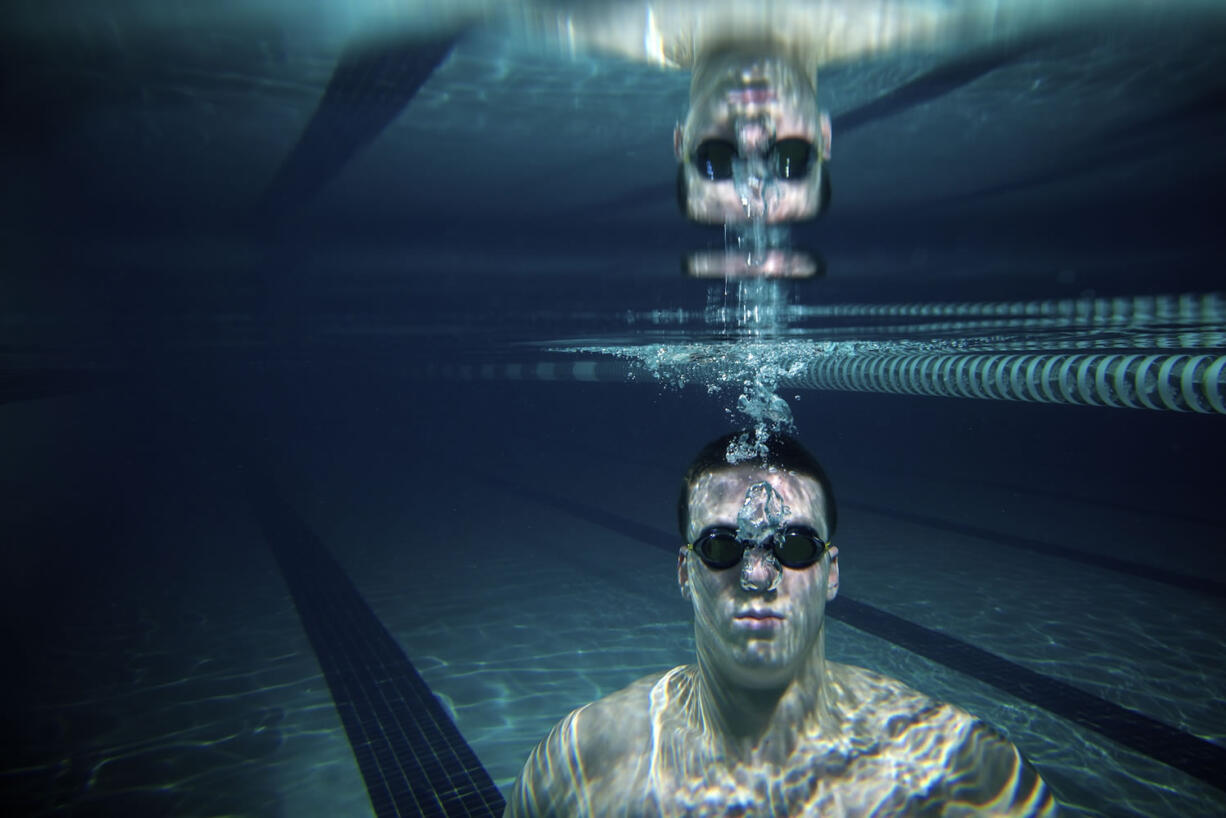 Columbia River's David Snuffin, pictured here at Propstra Aquatic Center, excels in the 50- and 100-yard freestyle events.