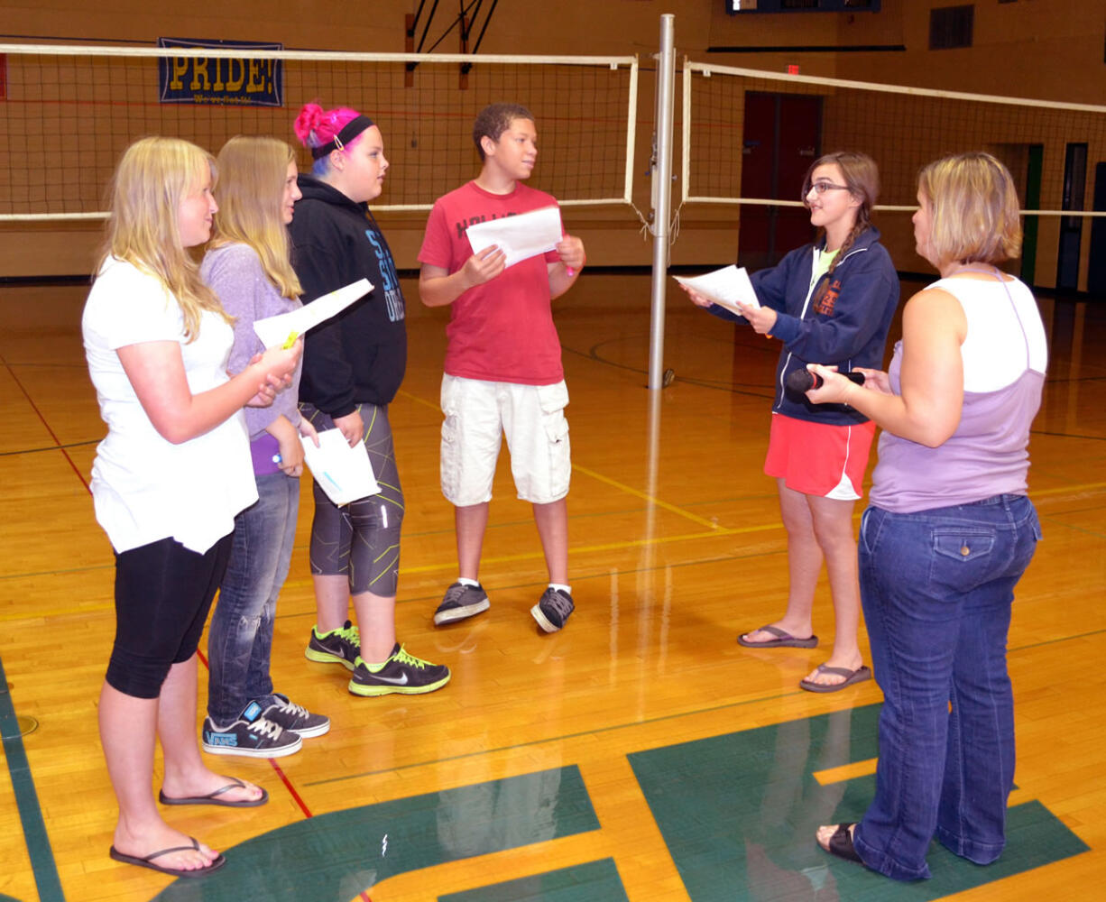 Ridgefield: The student leadership team at View Ridge Middle School held a recent retreat to get ready to get positive.