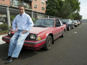 Columbian Editor Lou Brancaccio with his 1986 Honda Prelude.