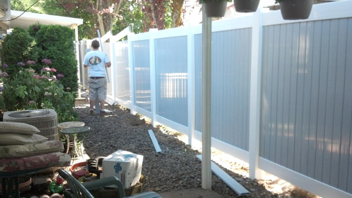 Northfield: The Northfield neighborhood recently replaced most of the worn wooden fence that surrounds its perimeter with a white vinyl fence meant to last a long time.