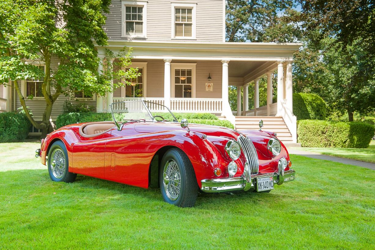 Hudson's Bay: This 1955 Jaguar XK 140 MC won Best in Show at the Columbia River Concours d' Elegance Vintage Car Show.