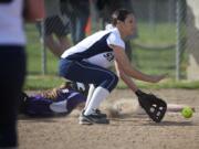 Skyview's Emily Dobbin is back on the diamond after essentially a year away from sports because of an injury.