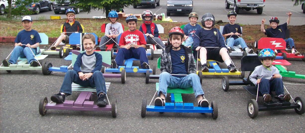 Ellsworth Springs: An army of Cubmobiles rumbled on June 9 in Camas.