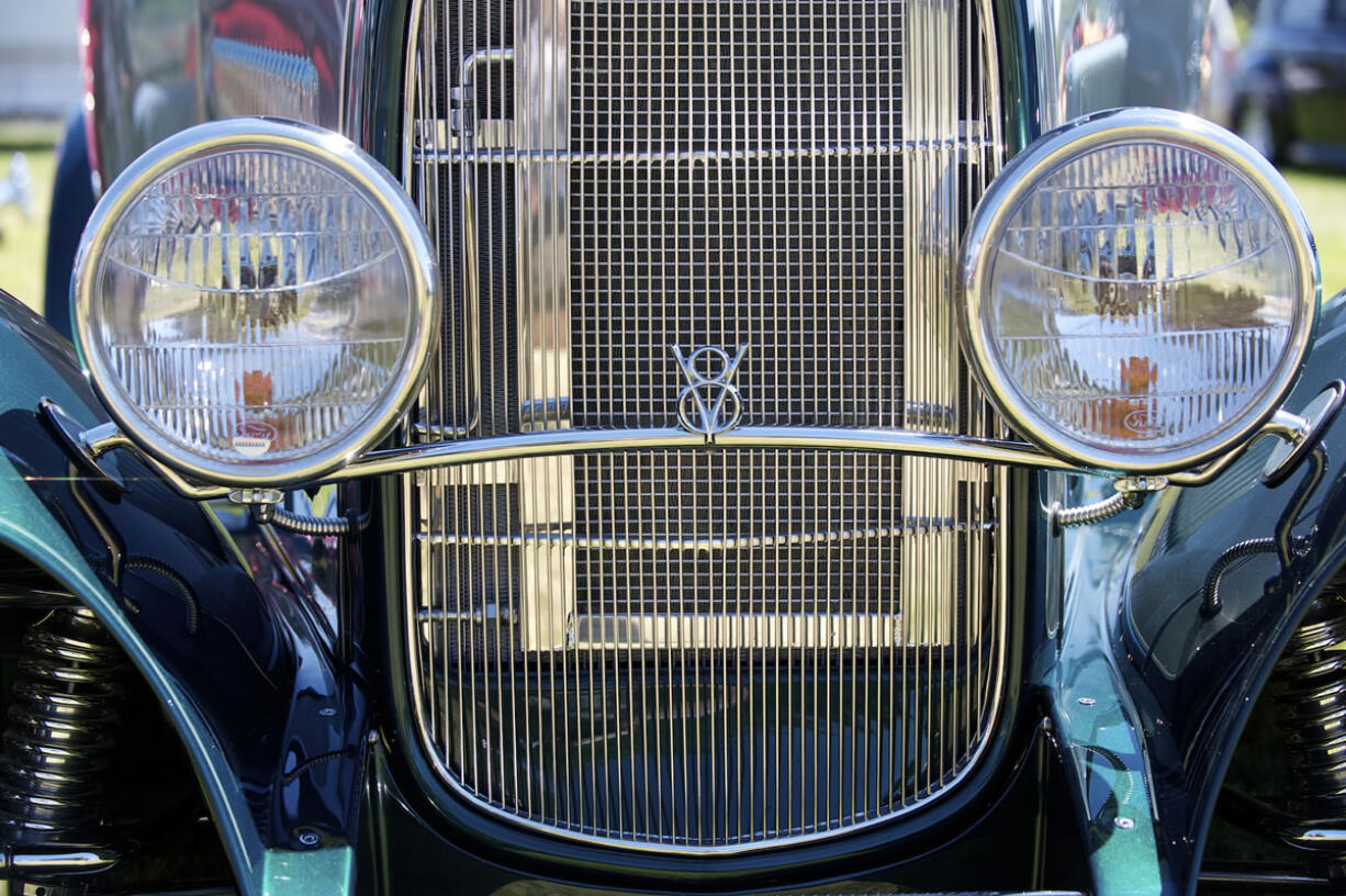 Doug and Sandy Taylor, of Dallas, Ore., have their 1932 Ford all shined up.