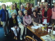 Members of what was once Girl Scout Troop 61 still meet once a month. The group was founded in 1948 but changed its name to the Evergreen Pollyannas when members aged out of the Girl Scouts.