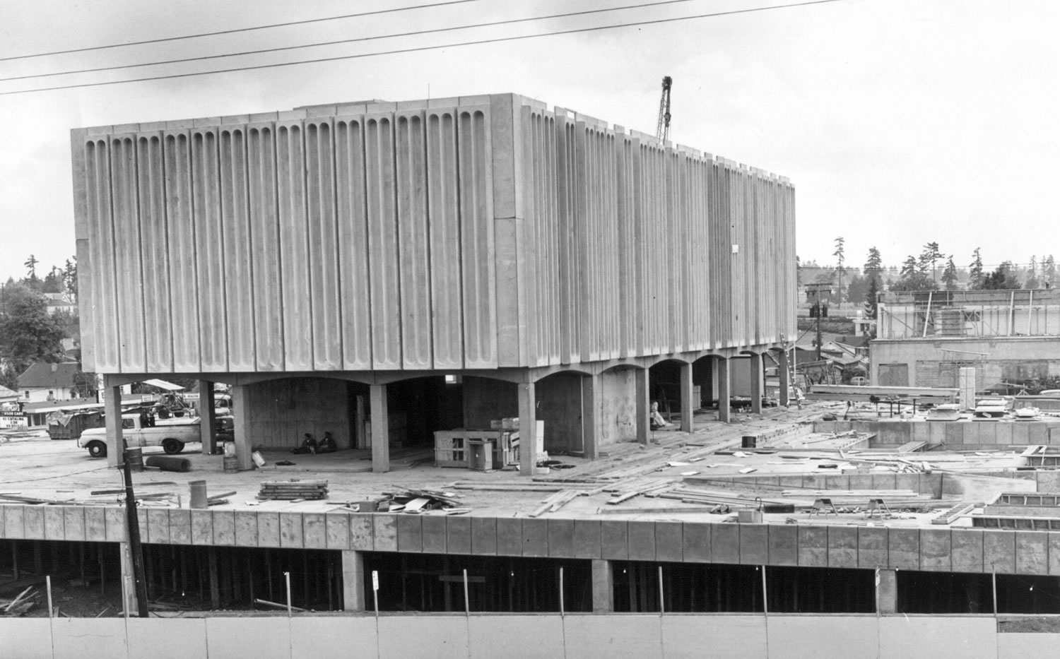 The former city hall building in downtown Vancouver was built in 1965.