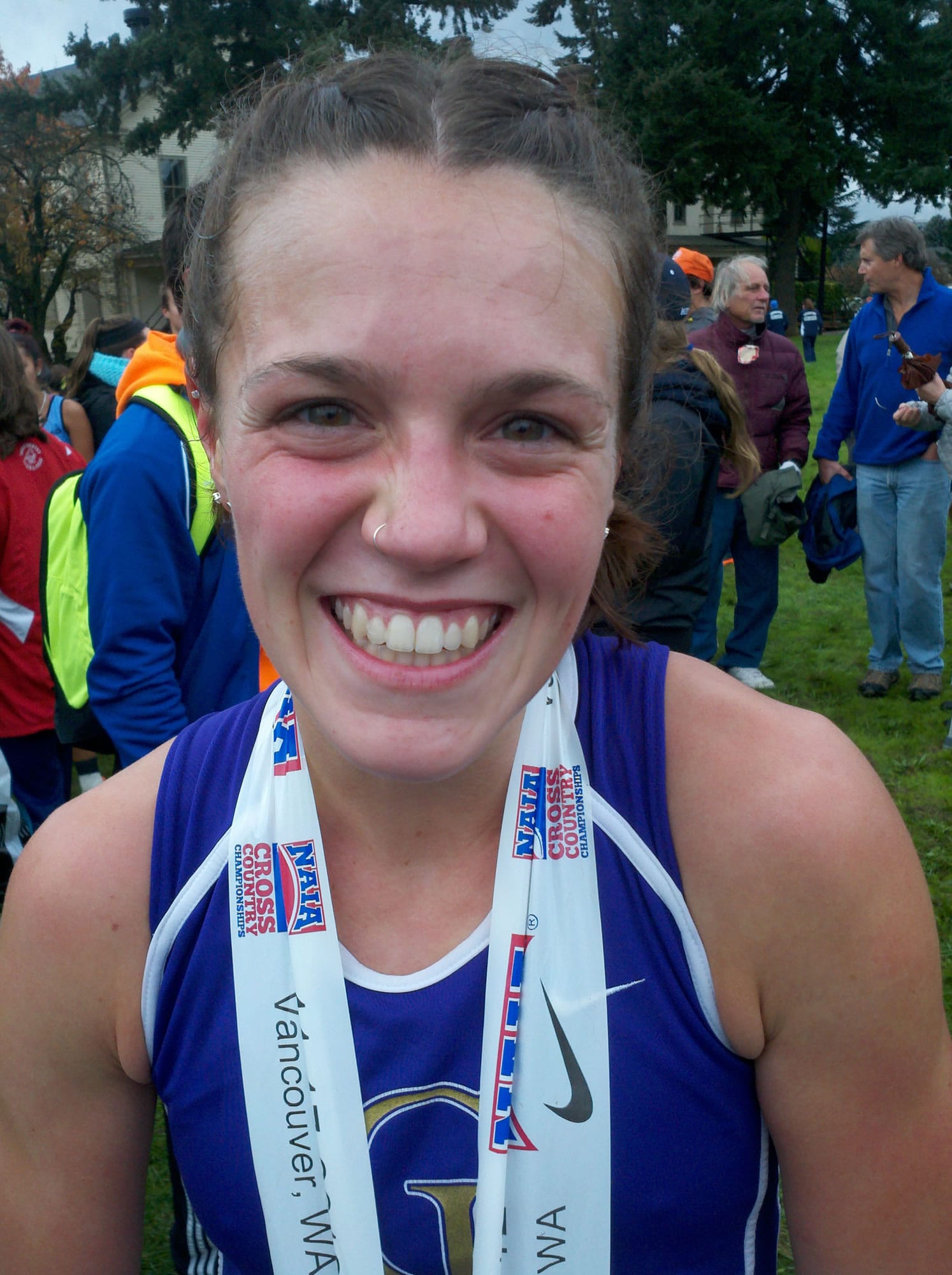 College of Idaho's Hillary Holt, 2012 NAIA women's cross country individual national champion.