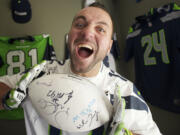 Seattle Seahawks fan Roger Binns got his first set of season tickets this year.