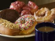 A delicious Friday assortment of doughnuts at the Donut Nook.