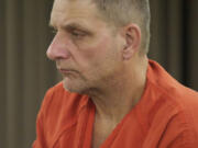 Stabbing suspect Scott Fandrich makes his first appearance in Clark County Superior Court Tuesday, March 12, 2013.